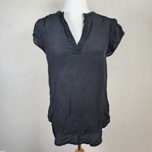 Babaton Silk Blouse Womens XS Goth Whimsigoth Witchy‎ Grunge Sheer Lightweight